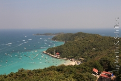 Koh Larn Panorama über die Bucht Bild 5